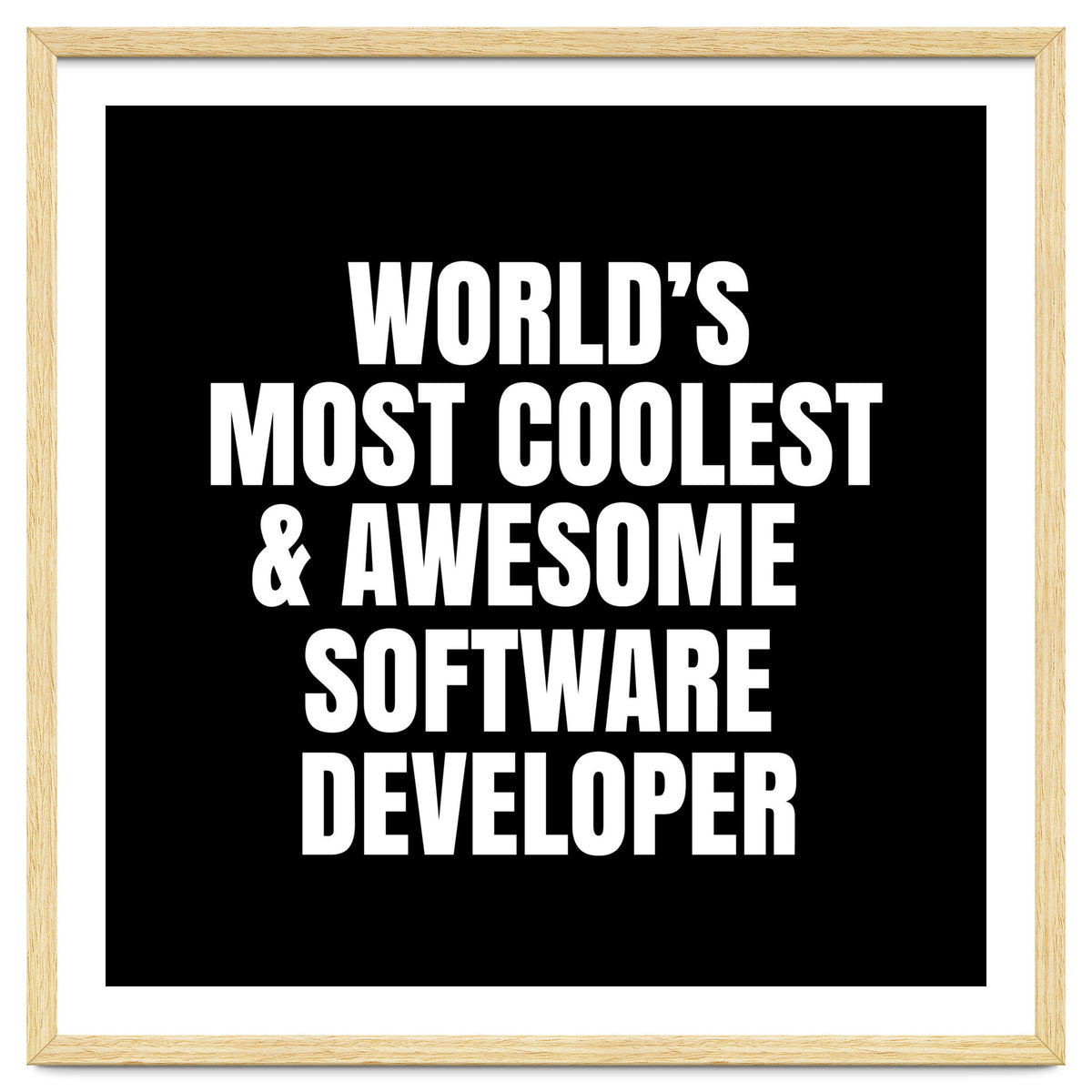World's most coolest and awesome software developer