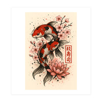 Koi fish Japanese (Print Only)
