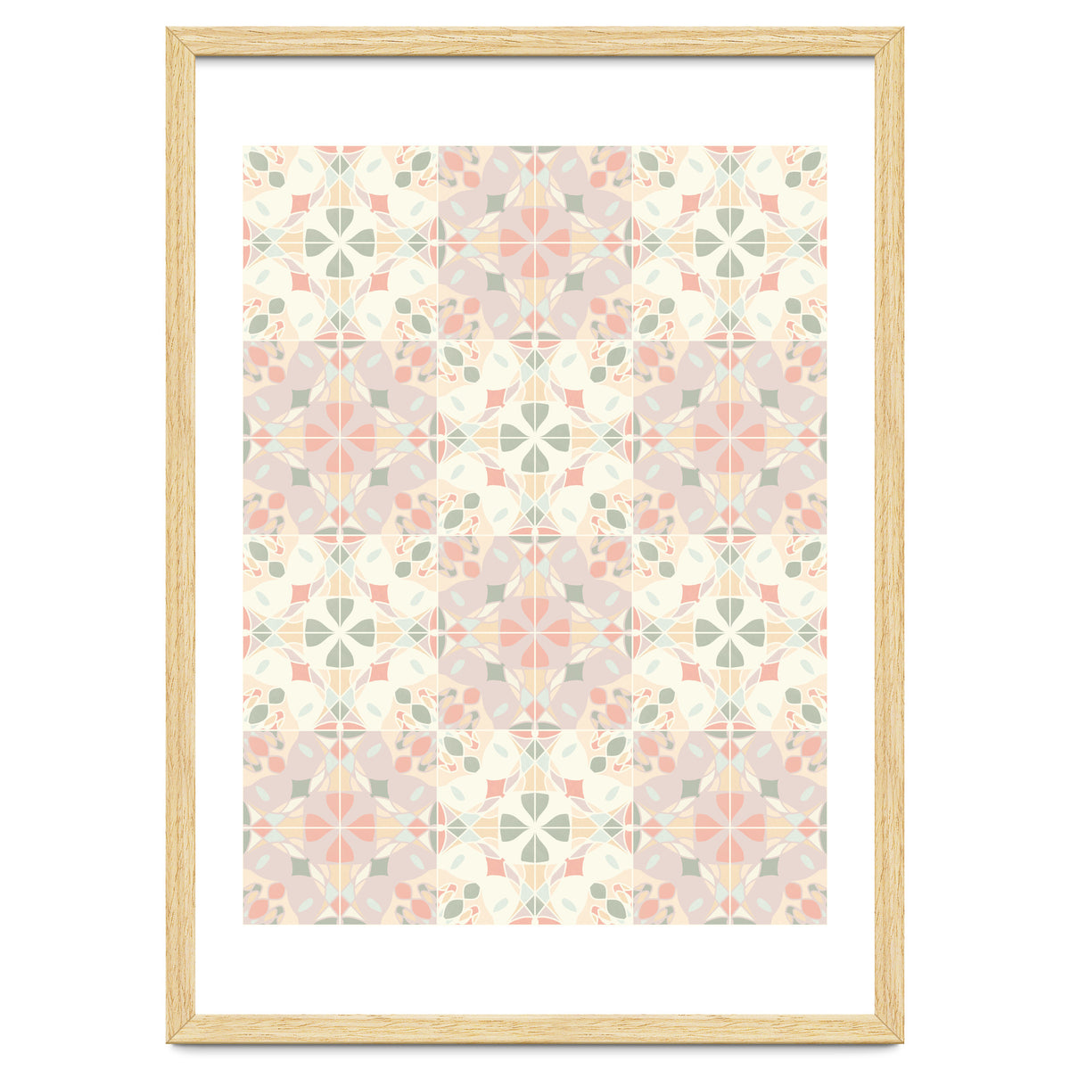 Stained Glass Pastels Tiles