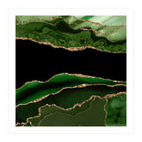 Green & Gold Agate Texture 11 (Print Only) thumbnail