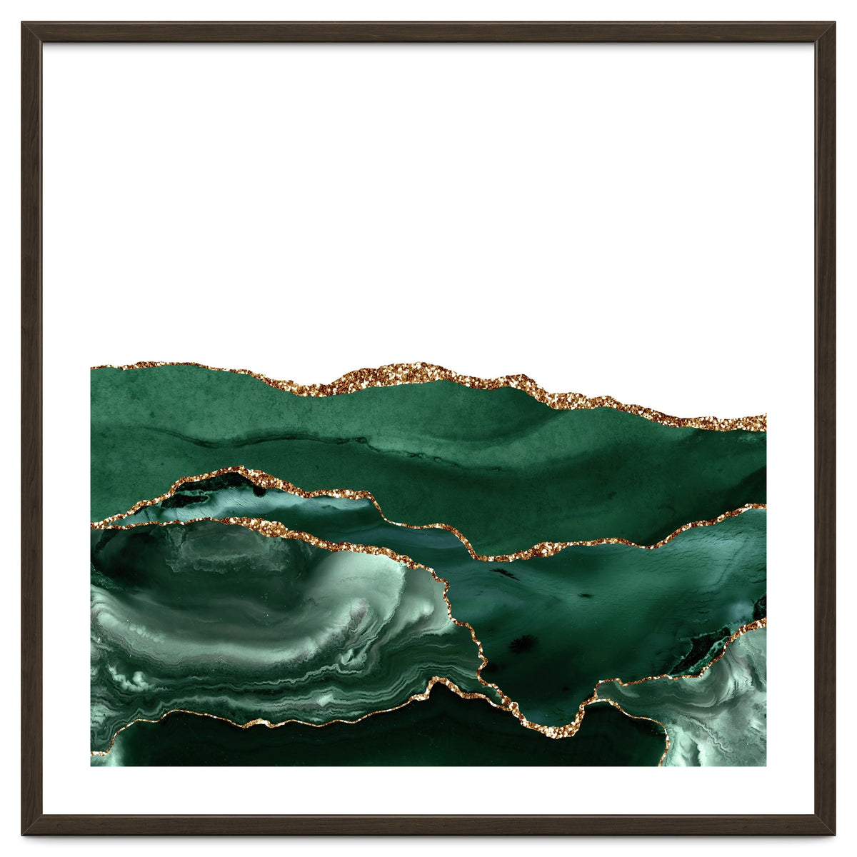 Emerald & Gold Agate Texture 05