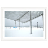 Sunshade site in the winter beach thumbnail