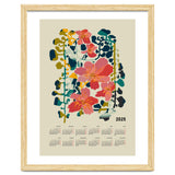 Calendar 2025 colorful orchid thumbnail