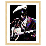 Lightnin' Hopkins American Country Blues Musician legend Colorful Art thumbnail