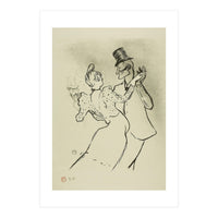 La Goulue. Henri de Toulouse-Lautrec; French, 1864-1901. Date: 1894. Dimensions: 308 × 254 mm (im... (Print Only)