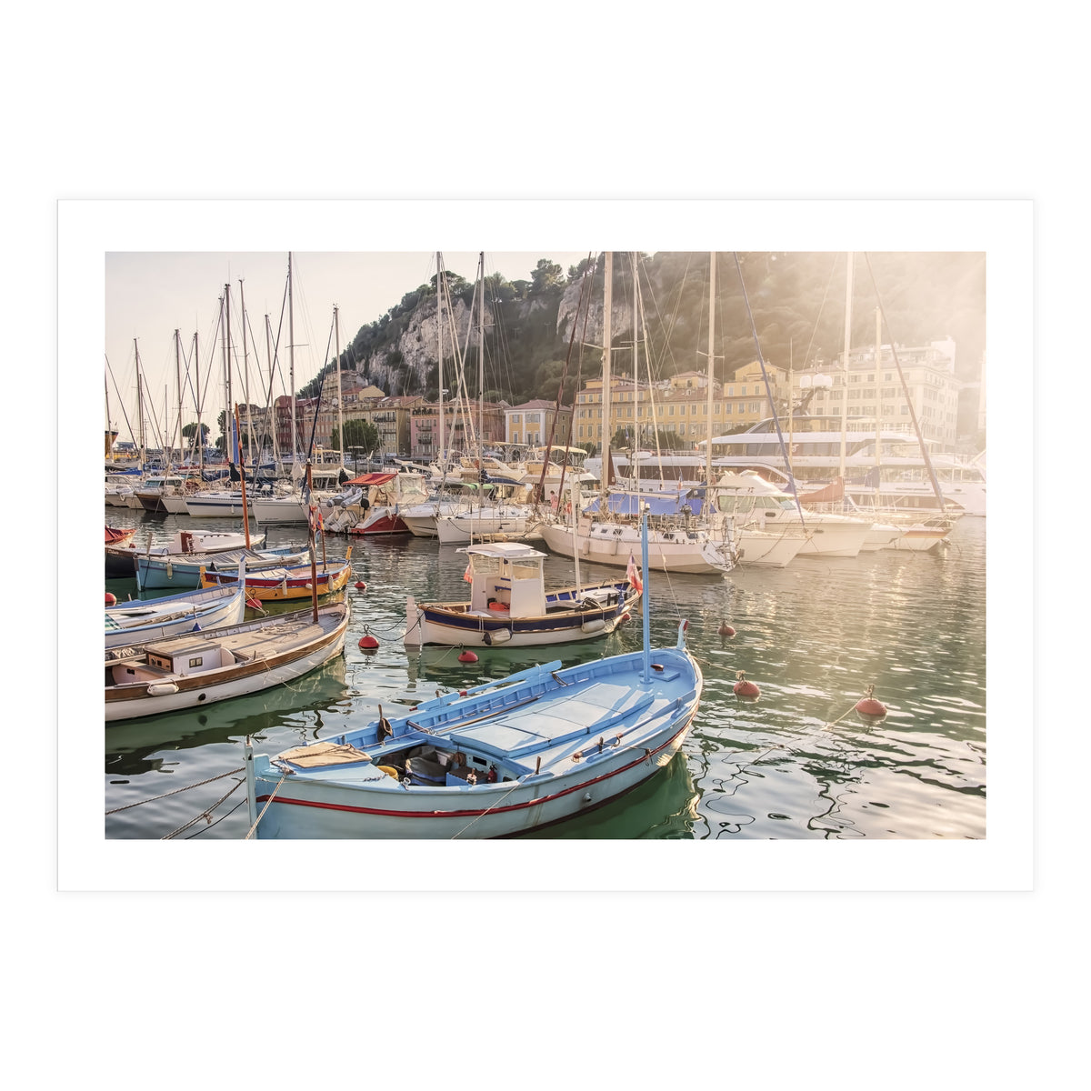 Harbor In Nice (Print Only)