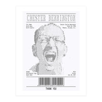 Receipt Art Chester Bennington (Print Only)