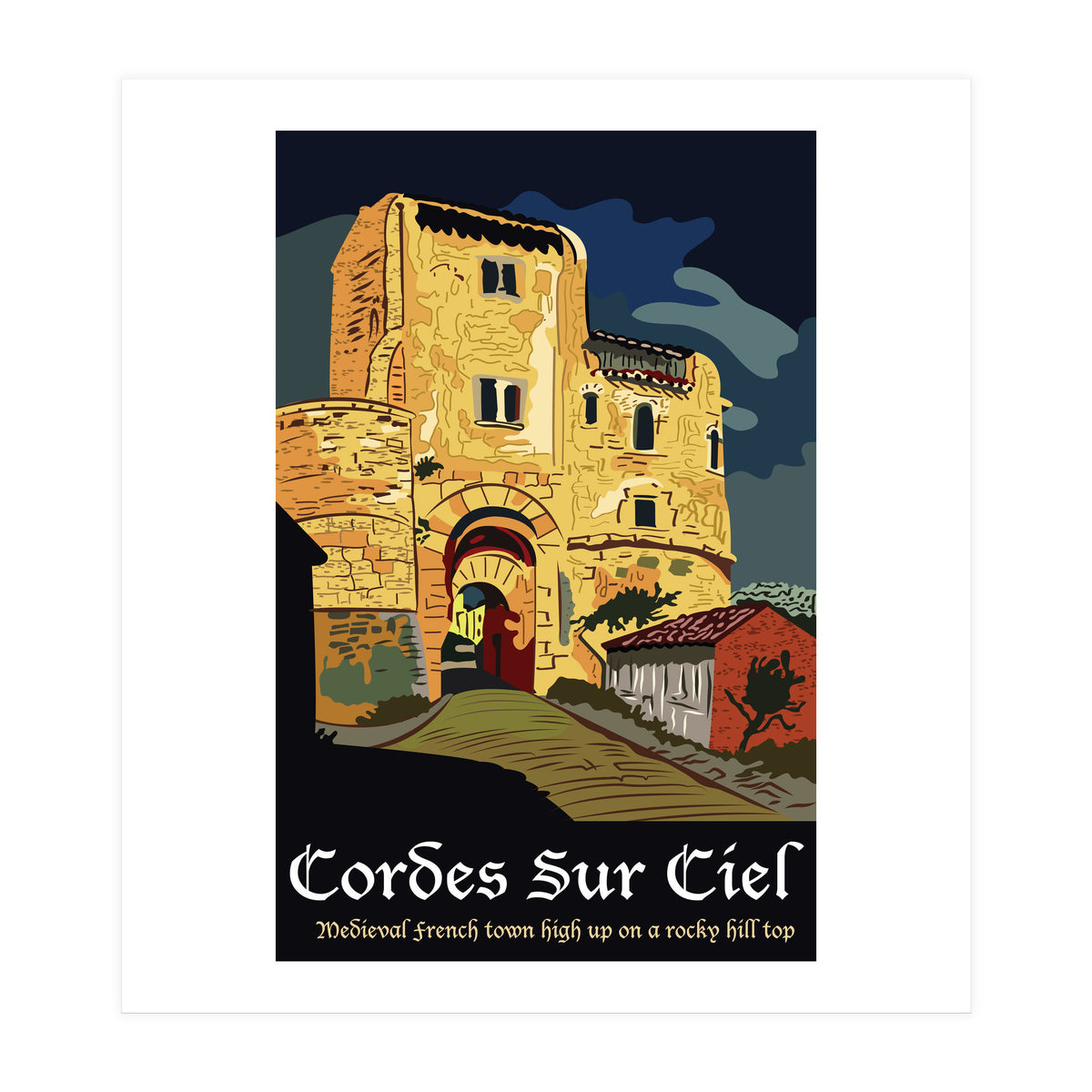 Cordes Sur Ciel France (Print Only)