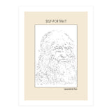 Self Portrait – Leonardo Da Vinci (ascii Art) (Print Only) thumbnail