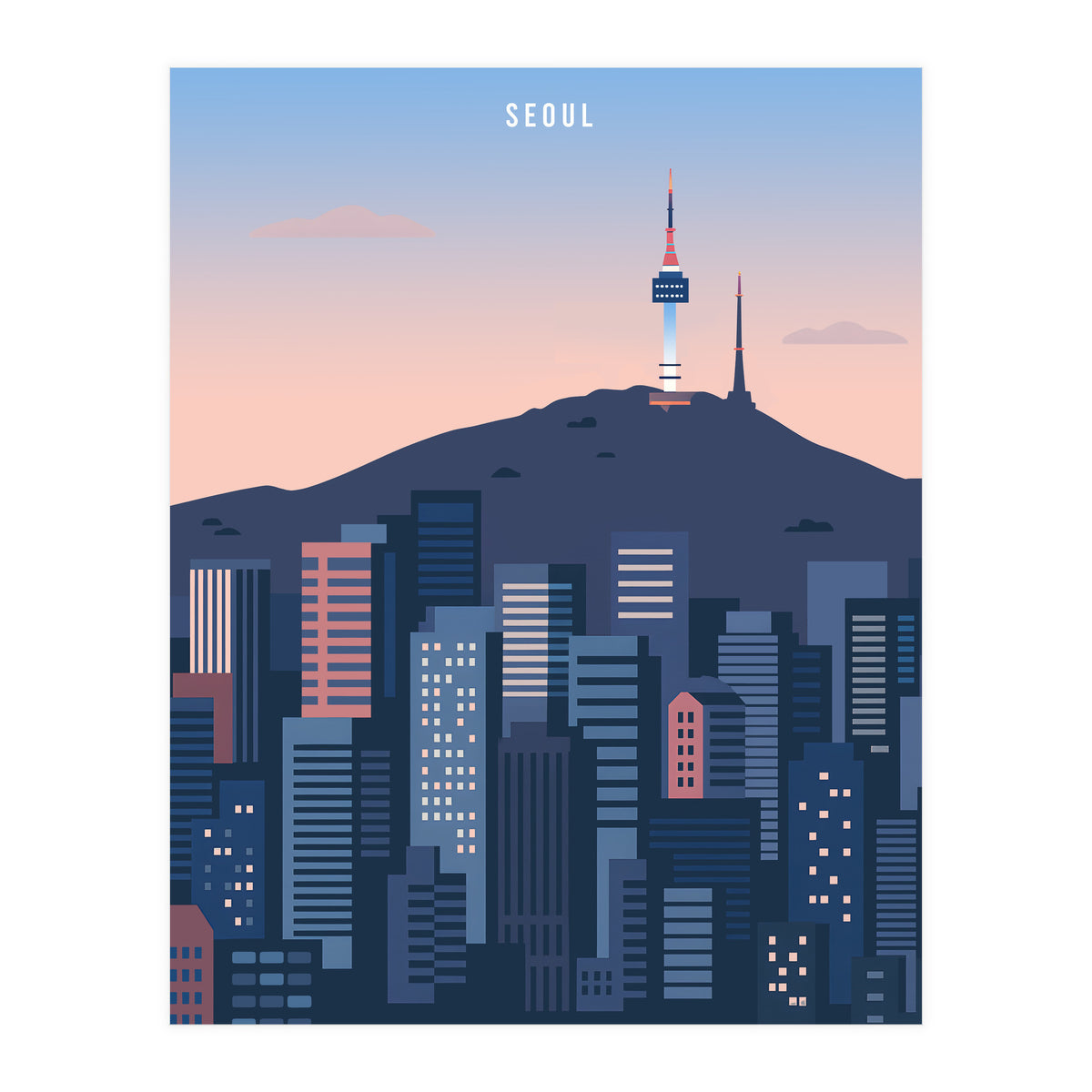 Seoul South Korea  (Print Only)