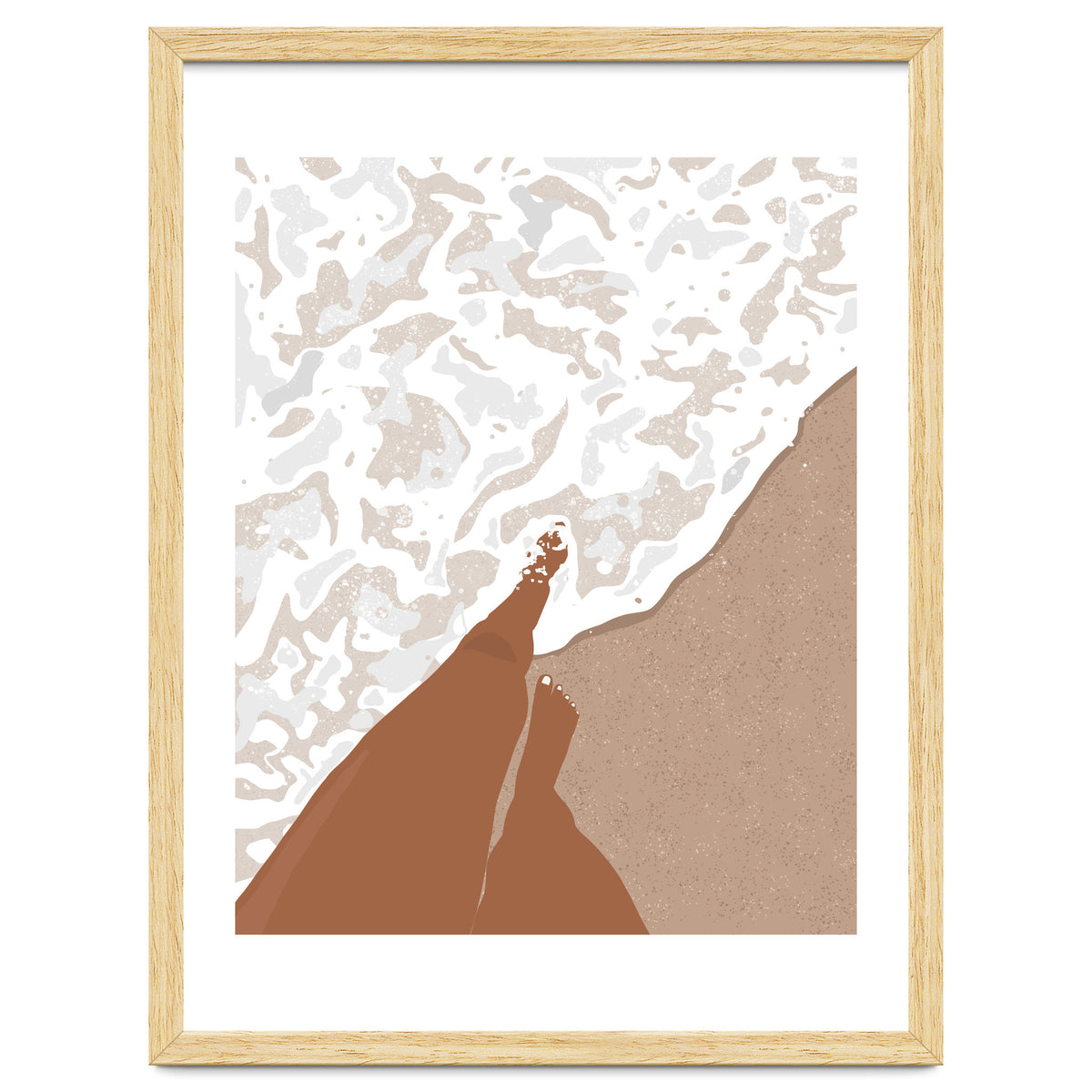 Shorelines, Girl On Ocean Beach, Sea Nature Landscape Travel Summer, Bohemian Black Woman Sand Waves Self Care