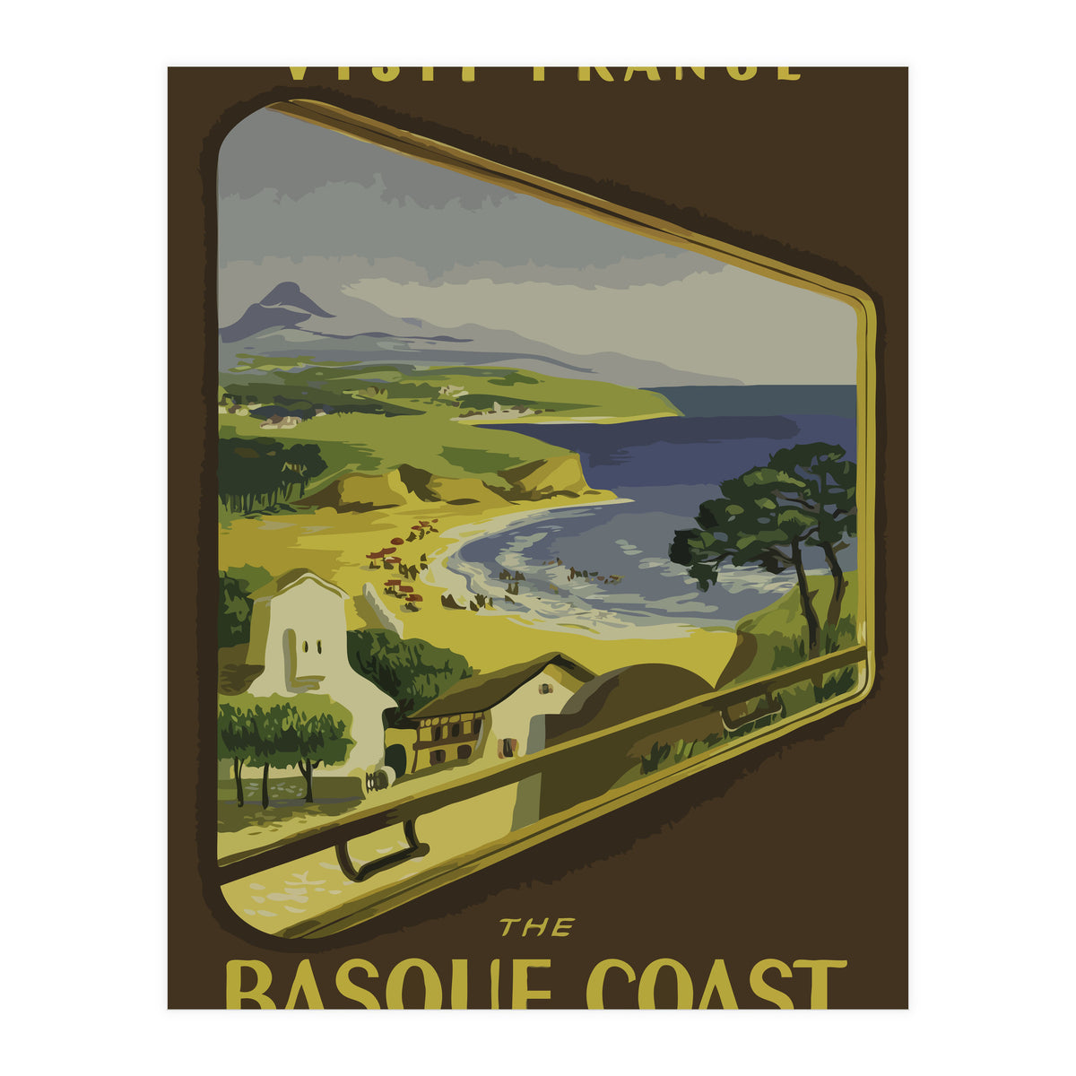 France, Basque Coast (Print Only)