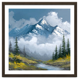 Majestic Peaks in Morning Mist thumbnail