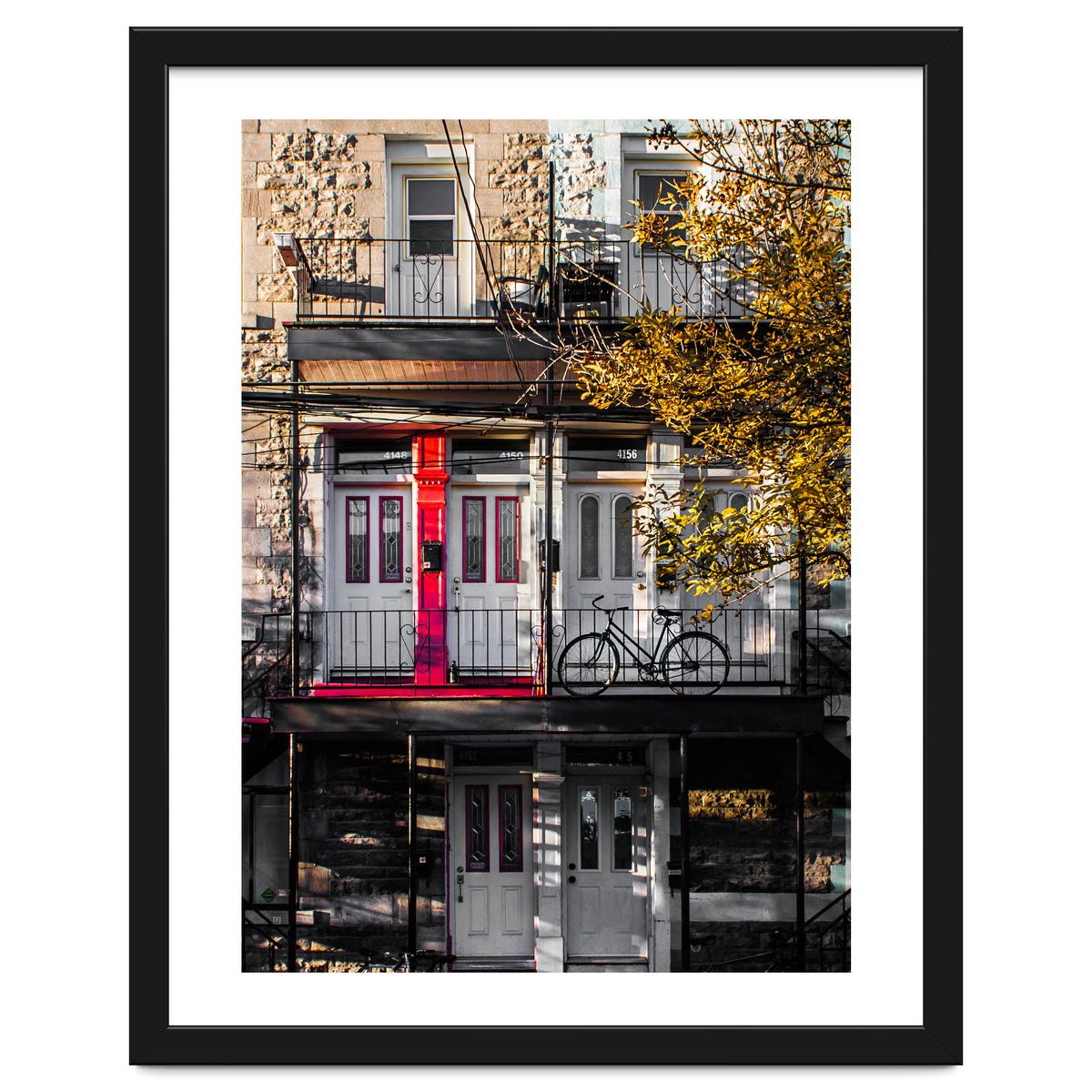 Montreal Bicycle Balcony No 1 Color Version