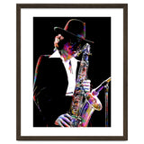 Gato Barbieri  Argentine Jazz Saxophonist Colorful Art thumbnail