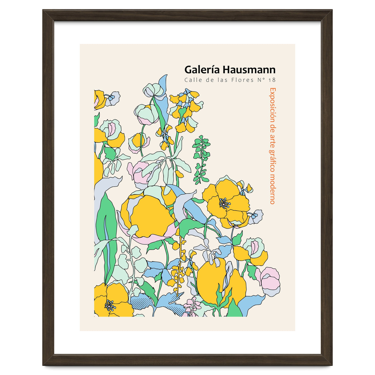 Exhibition of modern graphic art Madrid