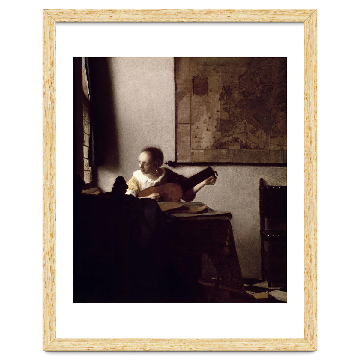 'The Lute Player', 1663-1664, Oil on canvas, 51,4 x 45,7 cm.