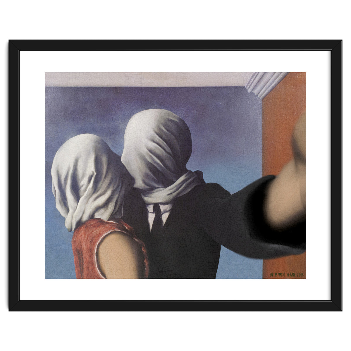 Lovers - Magritte - Selfie