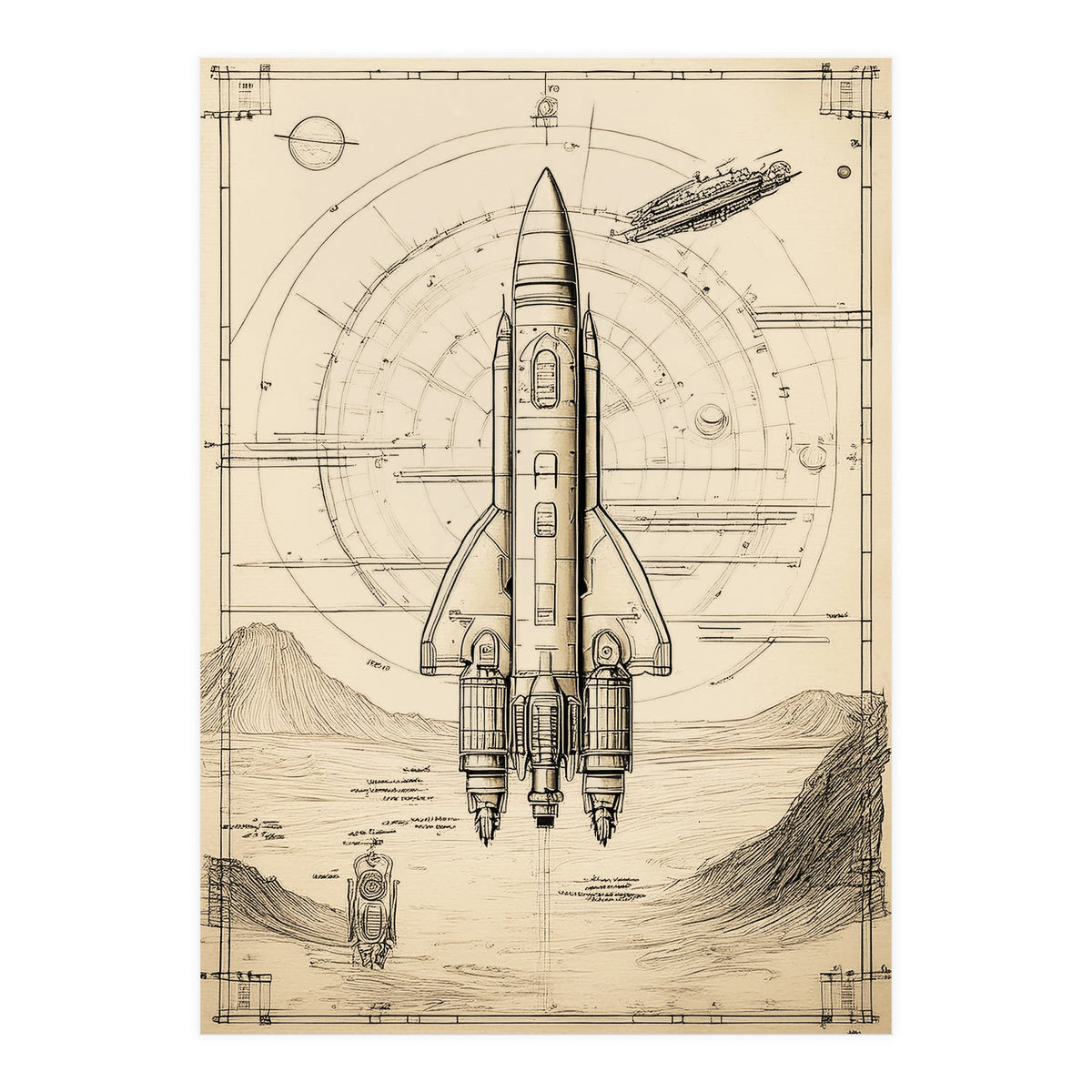 Back To The Moon 012 (Print Only)