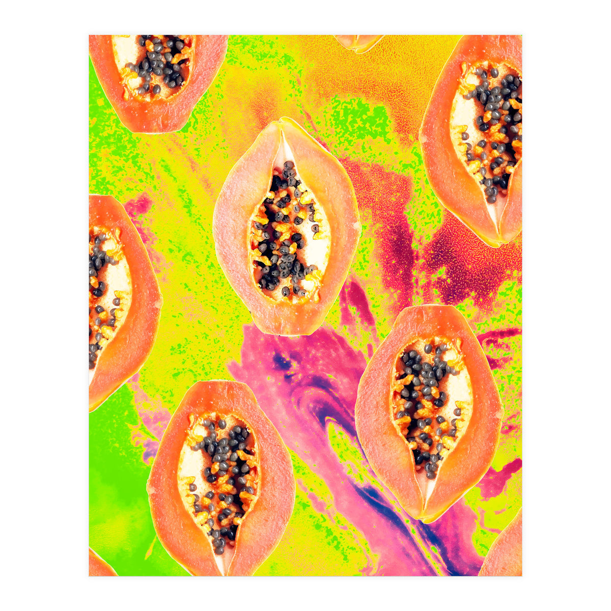 Papaya #society6 #decor #buyart (Print Only)