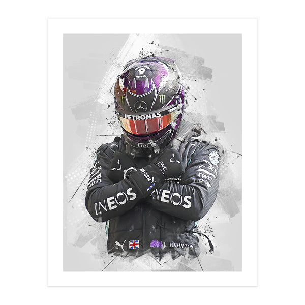 Lewis Hamilton F1 (Print Only)