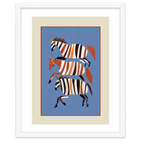 Striped Running Horses