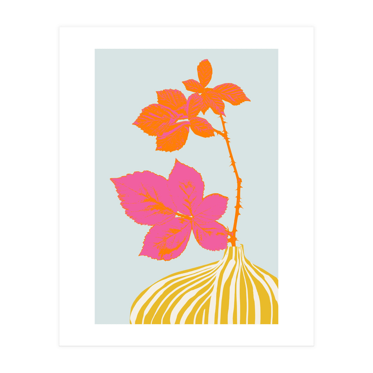 Plant based happyness Blackberry still life (Print Only)