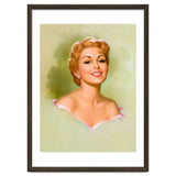 Pinup Blonde Girl Portrait thumbnail