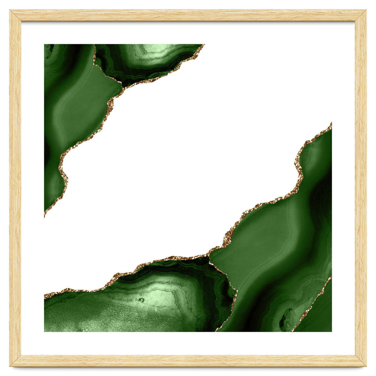 Green & Gold Agate Texture 22