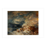 Joseph Mallord William Turner / 'Fire at Sea', c. 1835, Oil on canvas, 171 x 220 cm. (Print Only) thumbnail