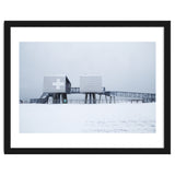 First aid house in the winter seascape thumbnail