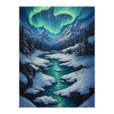 Ethereal Northern Lights: Arctic Winter Valley (Print Only) thumbnail