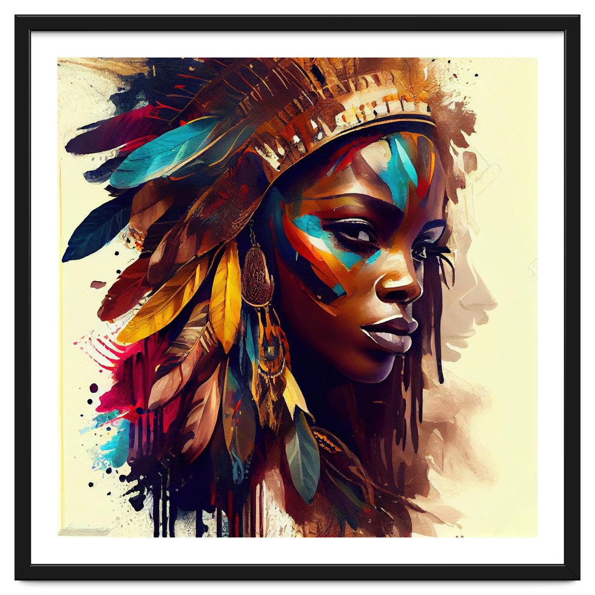 Powerful African Warrior Woman #5