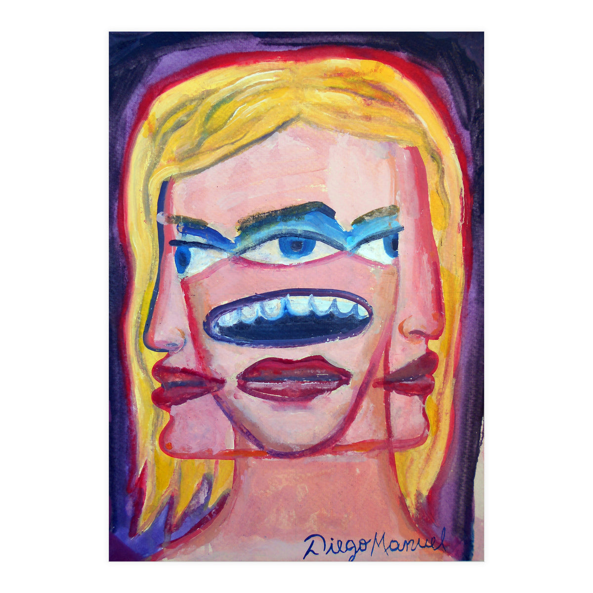 Cabeza De Mujer 13 (Print Only)