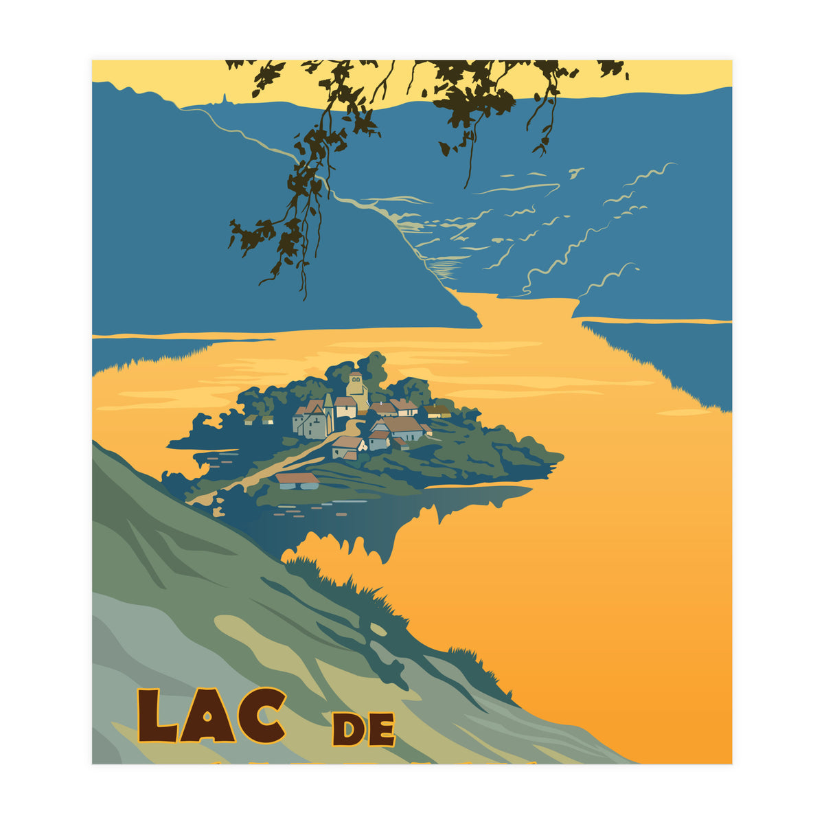 Lac De Sarrans (Print Only)
