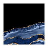 Navy & Gold Agate Texture 17 (Print Only) thumbnail