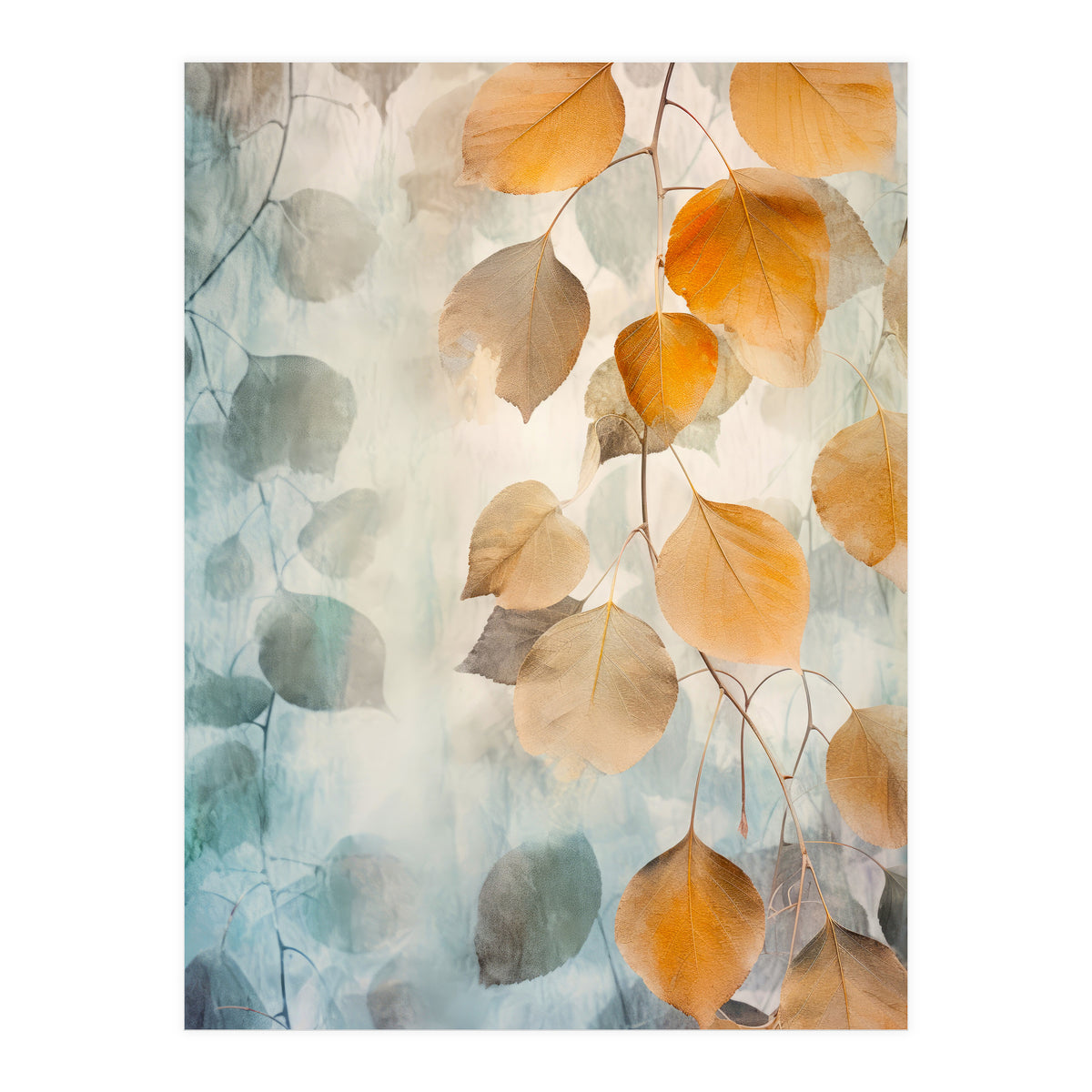 Winter leaves 4 (Print Only)