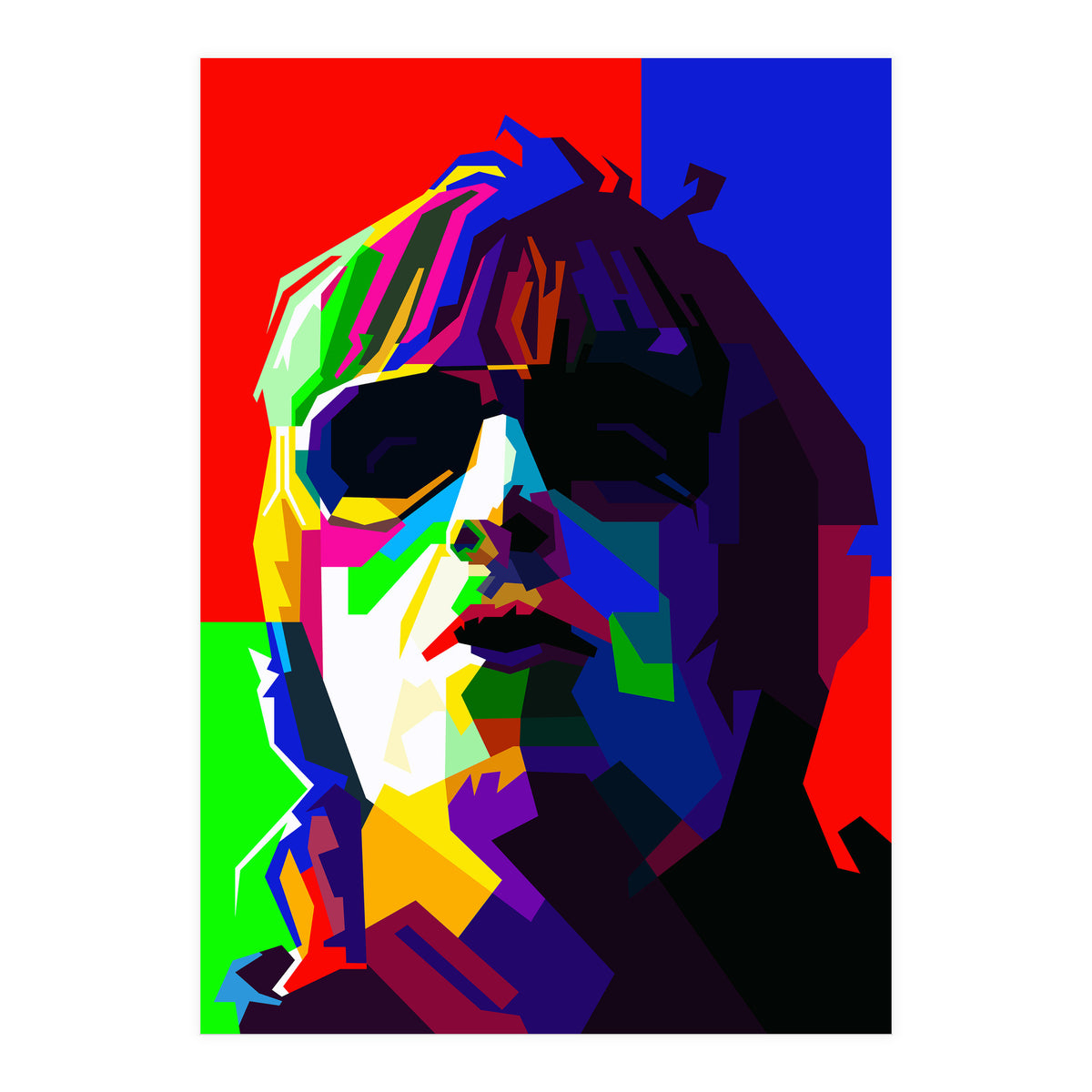 Liam Galagher OASIS Singer Pop Art WPAP (Print Only)