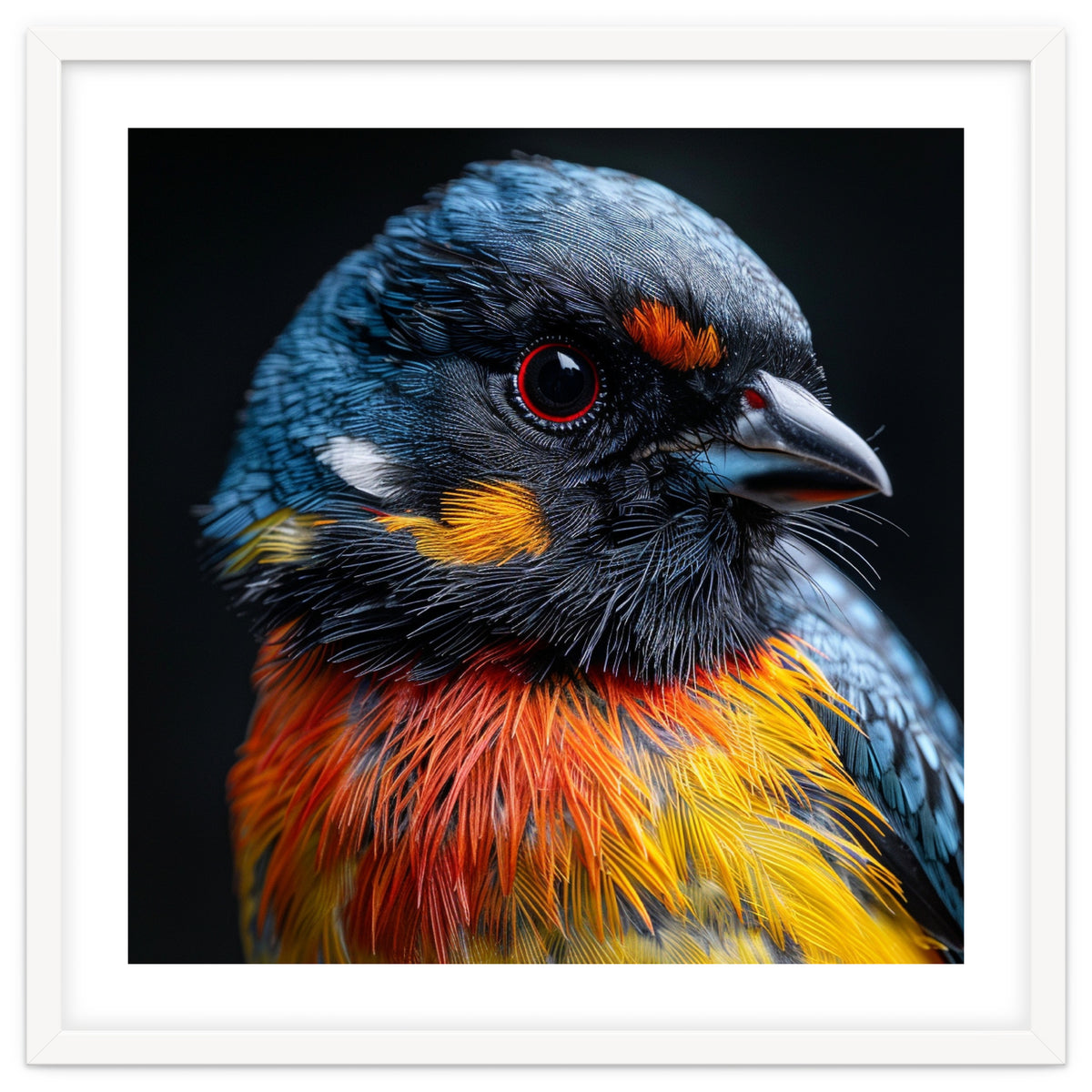 Close Up Of A Colorful Bird In The Wild