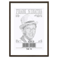 Receipt Art Frank Sinatra