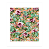 Frosty Florals || #society6 #decor #buyart (Print Only) thumbnail