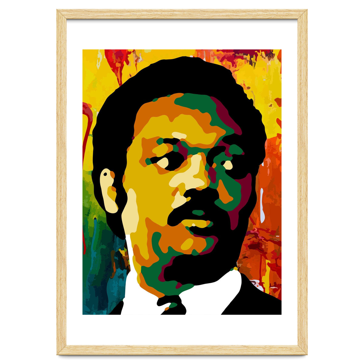 Jesse Jackson Colorful Abstract Art