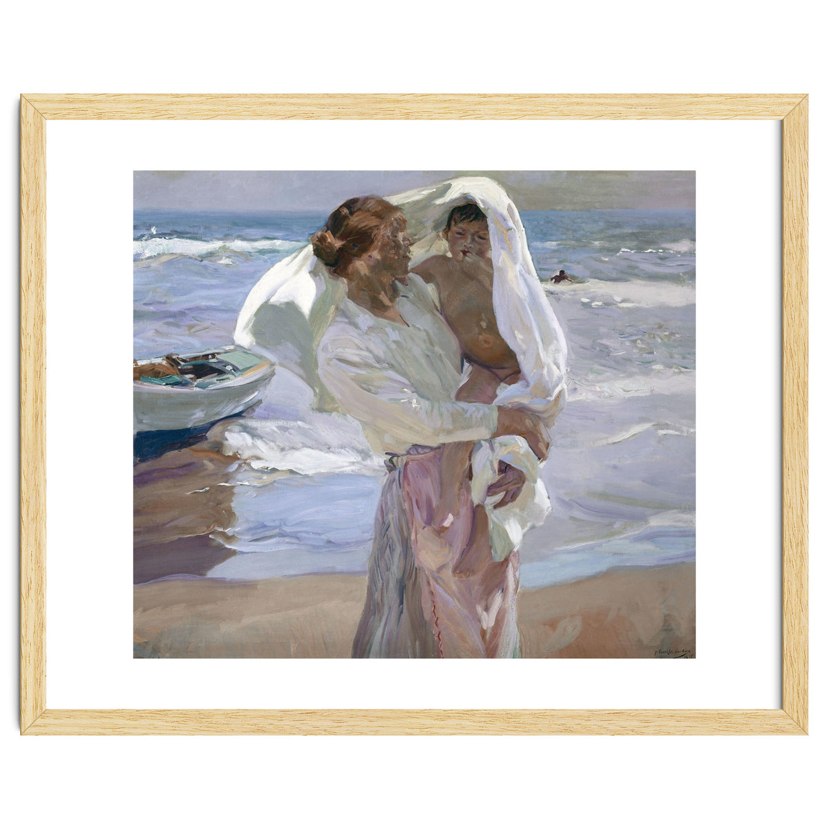'Just Out of the Sea', 1915, Oil on canvas, 130 x 155 cm.