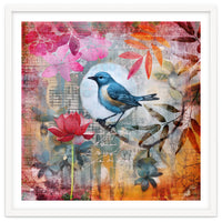 Bird Colorful Collage