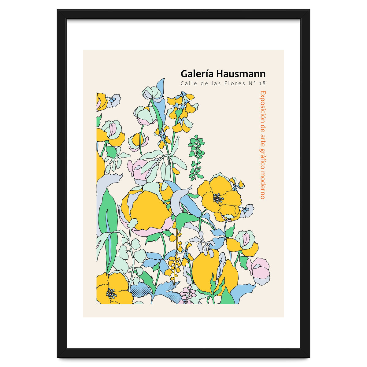 Exhibition of modern graphic art Madrid