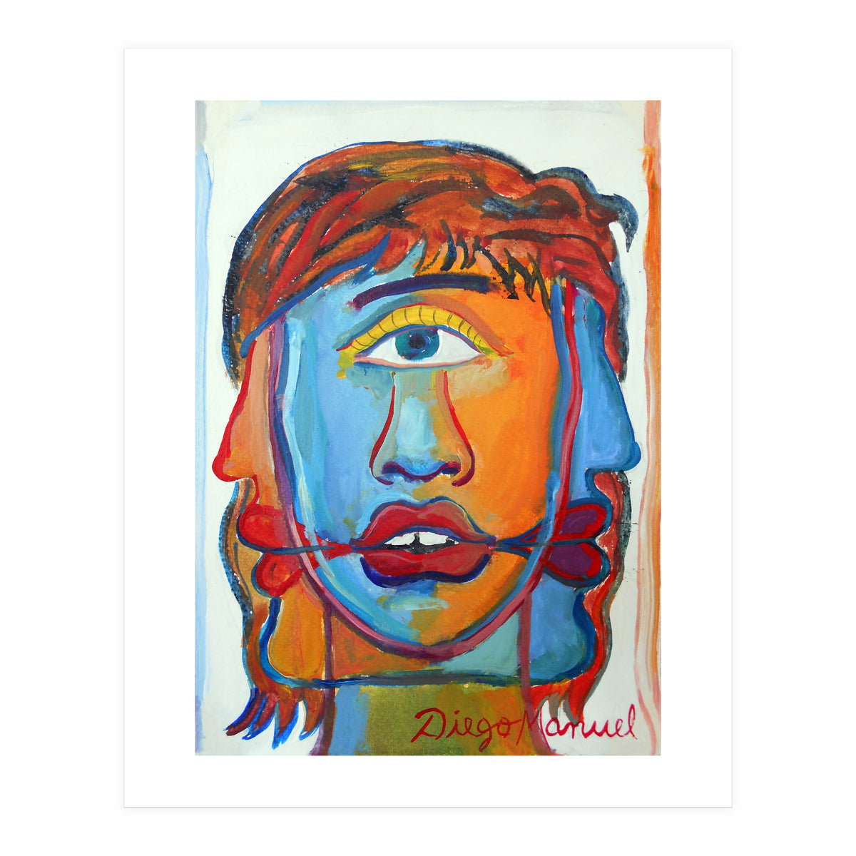 Cabeza De Mujer 1 (Print Only)