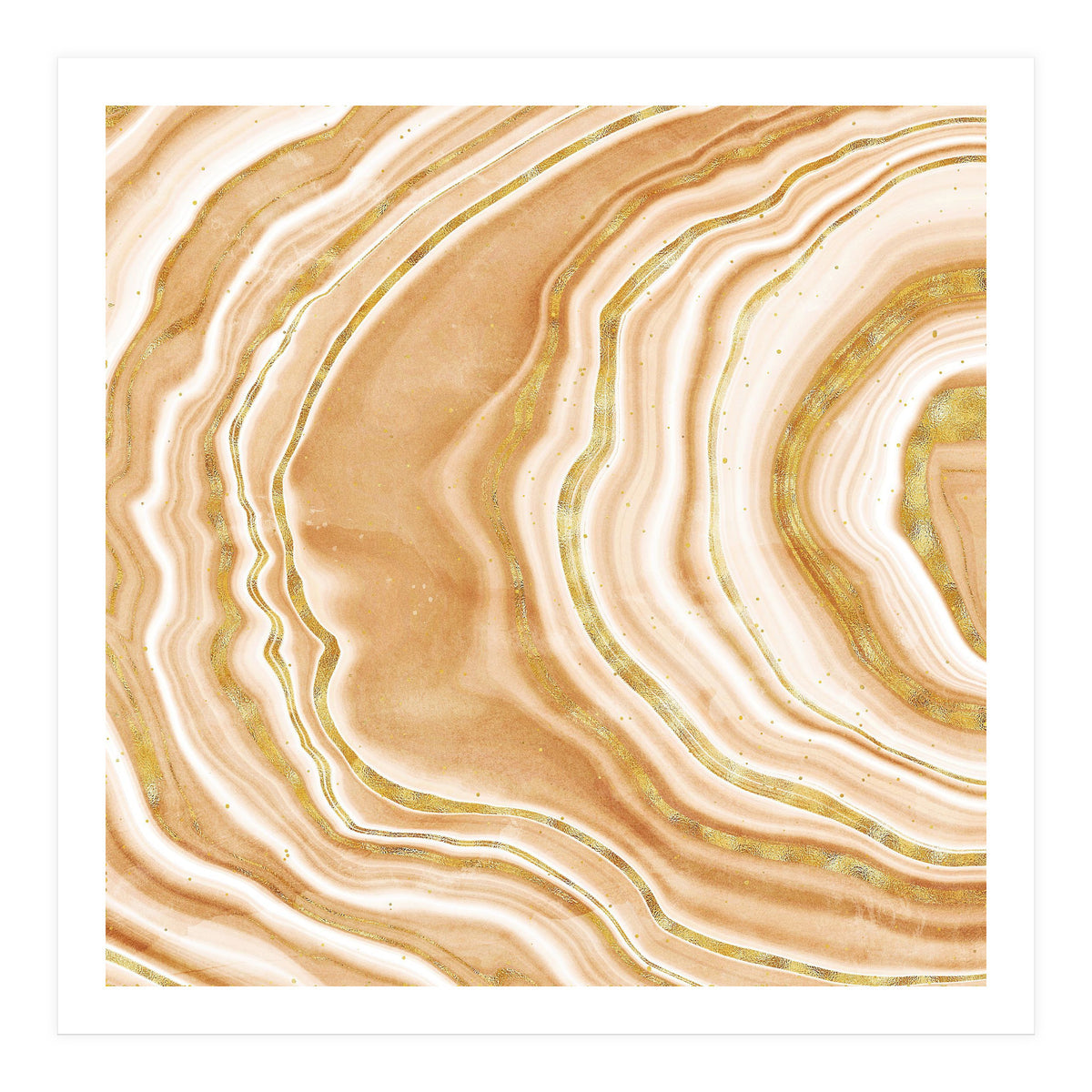 Golden Agate Texture 07 (Print Only)