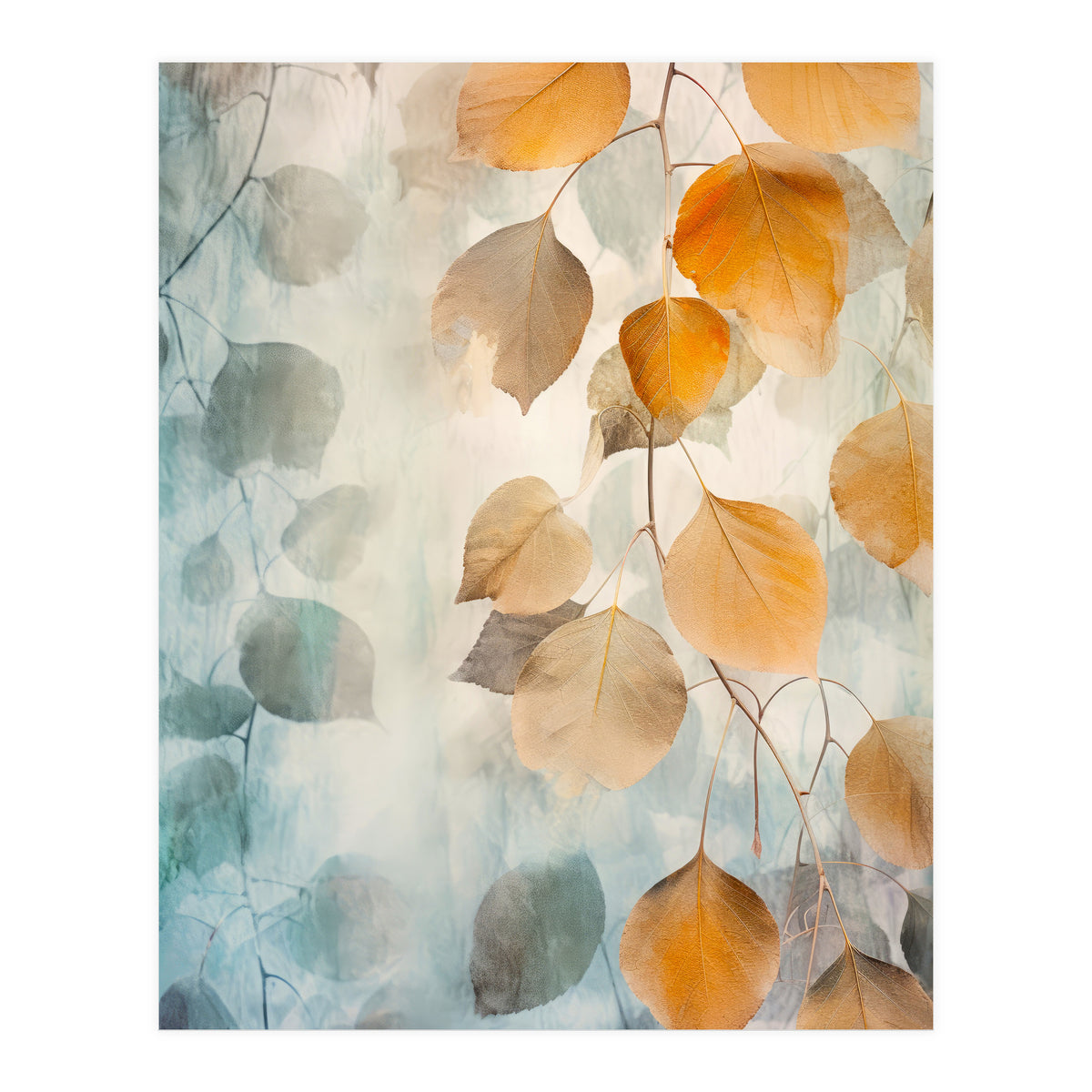 Winter leaves 4 (Print Only)