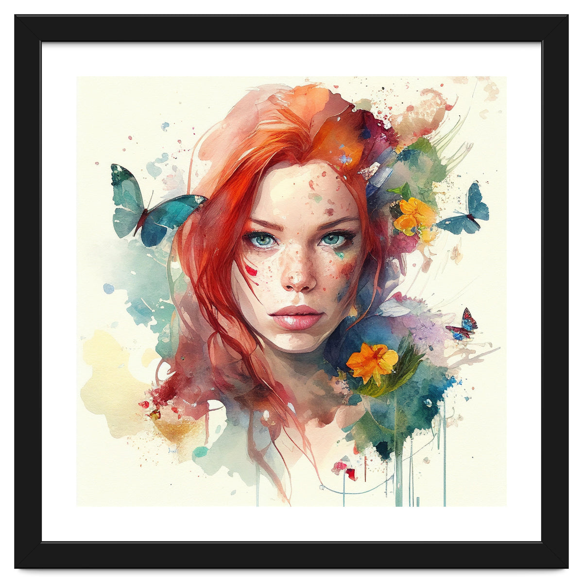 Red Hair Butterfly Light