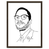 Malcolm X Illustration thumbnail